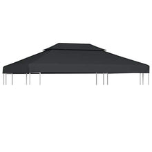 vidaXL Copertura Superiore per Gazebo 2 Strati 310g/m² Antracite Tetto Tendone