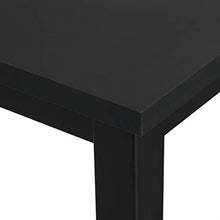 WOLTU Tavolo da Bar con 2 Sgabelli Alti Set Mobili da Bar Rettangolare Bancone per Cucina in Acciaio Legno BT30sz+BH130sz-2