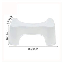 CHENJIAO Squatting Sgabello Casa Squatting Sgabello Bagno Squat Igienici Sgabello Compact Squatty Potty Sgabello Sede Portatile for La Casa Bagno Privato Servizi Igienici (Color : White)