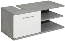 Pelipal 370 Fresh Line Grey - Mobile sottolavabo in legno effetto cemento, 44 x 97 x 50 cm