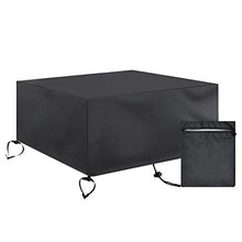 ValueHall Copertura per Braciere Rettangolare Copertura Quadrata per Braciere da Giardino Fire Pit Cover Tessuto Oxford Copertura del Pozzo del Fuoco V1C06 (84 x 84 x 44cm)