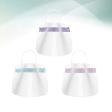 Amosfun 3 Pezzi Visiera Riutilizzabile Fumo Blu Anti-Appannamento-Plastica Pratica Visiera Professionale Trasparente Anti-Appannamento per Bar Cucina Casa Ristorante