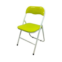 zvcv Sedia Pieghevole Sedia Pieghevole Sedia da scrivania Portatile con Schienale da Campeggio per Il Tempo Libero Verde Brillante