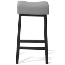 Belupai - Sgabelli da bar per la colazione, alti da cucina, stile industriale, colore: grigio, 1 pezzo