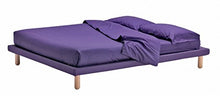 LETTO SOMMIER MATRIMONIALE SU MISURA CON PIEDI ALTI (ECOPELLE)