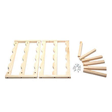 Elegante Semplicità Scaffale per Vino Portabottiglie Accessori per la Casa in Legno Massiccio Soggiorno Sala da Pranzo Portabottiglie, HJJ