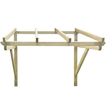 vidaXL Pergola per porta in legno massello di pino 200 x 150 x 160 cm