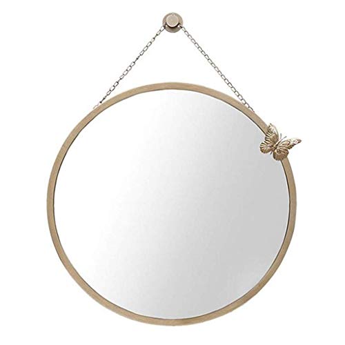 AJH Specchio da Parete, Specchi da Bagno, Specchio per Il Trucco di vanità Specchio ellittico Nordico Specchio per Il Trucco da Parete Specchio per Il Trucco Specchio per