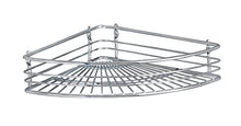 WENKO Portaoggetti angolare Milano - cromo, Acciaio, 31.5 x 6 x 22 cm, Cromo
