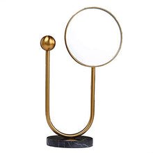 OMLTER semplicità Moda Single Lato Vanity Mirror, Casa Desktop Decorazione Specchio Trucco, Specchio Bellezza per Cosmetico O Rasatura O con Lenti Contatto
