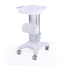 DHR- Carrello pratico- Carrello medico resistente con le ruote, carrello bianco di rotolamento for la STAZIONE TERMALE dei capelli del salone di bellezza, tabella dello strumento di bellezza Bagagli s