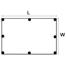 GHHZZQ Telone Giardino Copertura Impermeabile Durevole Poncho Elevata Trasparenza con Asola in Metallo Vetro Morbido for Balcone Tetto Campeggio, Spessore 0,3 mm, 2x3m