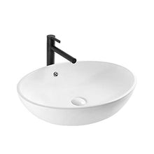 Ceramica controsoffitto Bacino, Lavabo Hotel Domestica lavandino del Bagno Ovale Art Bacino (Senza Rubinetto) -60x44x16cm