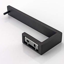 Flybath Anello Asciugamano Anelli Portasciugamani SUS 304 Acciaio Inossidabile Finitura Nero Opaco Bagno Porta Asciugamani Montaggio a Parete