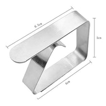 Tubayia 8 pezzi in acciaio inox Fermatovaglia Fermatovaglia Fermatovaglia per casa, feste, picnic