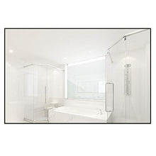 WWWRL Specchio da Bagno Rettangolare Nero Specchio da Parete HD può Essere Appeso Orizzontalmente E Verticalmente 30 * 40cm,40 * 60cm, 50 * 70cm, 60 * 80cm Specchio Cosmetico Antideflagrante
