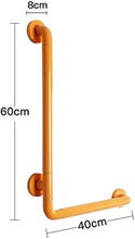 Maniglioni da Bagno Doccia bracciolo, a Forma di L Grab Bar Wall Hanging Bagno corrimano igienici Doccia Maniglia Senza Barriere for Anziani disabili Accessori da Bagno