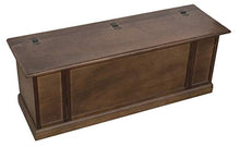 Homemania 1014_PF Cassapanca Alma, Noce in Legno, 120 x 35 x 45 cm