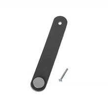 Creatwls Set di 6 maniglie in pelle sintetica per mobili e armadi, per camera da letto, armadietto, in pelle, per cucina, armadietto, armadietti, maniglie in pelle
