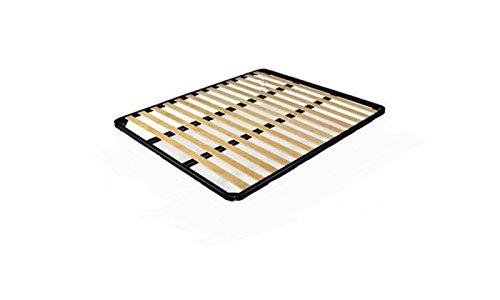 Bed Store SISTEMI RIPOSO Rete Da Appoggio Senza Piedi Doghe Strette Matrimoniale 160X195 Ortopedica Doppio Rinforzo