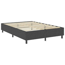 FAMIROSA Letto a Molle Grigio Scuro in Tessuto 160x200 cm-4799