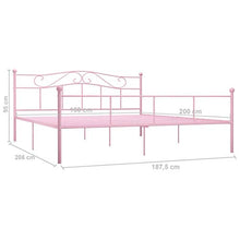 SKM Giroletto Rosa in Metallo 180x200 cm (19.9kg)
