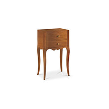 InHouse srls Comodino Multiuso, Arte povera, in Legno massello e MDF con rifinitura in Noce Lucido - Mis. 43 x 31 x 70