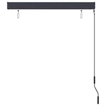 vidaXL - Tenda avvolgibile per esterni, 120 x 250 cm, colore: Bianco/Arancione