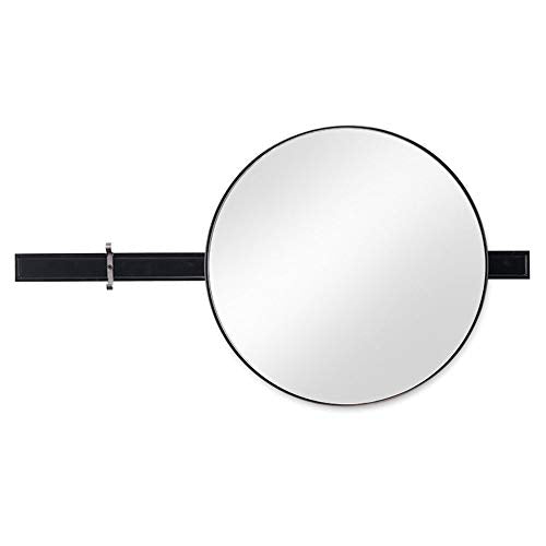 Specchio da bagno rotondo in acciaio inossidabile nordico specchio antiriflesso ad alta definizione in argento ad alta definizione appeso a parete specchiera specchio da bagno specchio da bagno