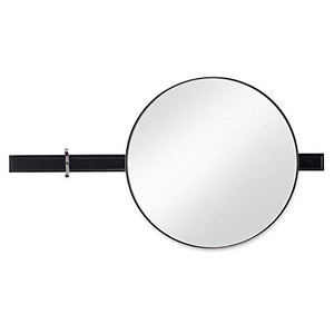 Specchio da bagno rotondo in acciaio inossidabile nordico specchio antiriflesso ad alta definizione in argento ad alta definizione appeso a parete specchiera specchio da bagno specchio da bagno