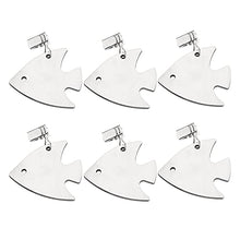 ZLDDE Clip per tovaglia Decorativa 6pcs Picnic Antivento con Clip Morsetti in Acciaio Inox Pendente tovaglia Pesanti tovaglia Pesi Cucina casa Festa di Nozze Festa per la Festa Nuziale PIC-nic a casa