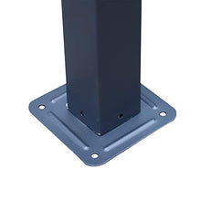 Outsunny Pergola Pergola da Giardino Decorabile Rampicanti Palloncini in Ferro 300 x 300 x 230 cm Nero