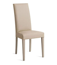 LoryArreda.Com 2 SEDIE Legno FAGGIO Imbottite Ecopelle Moderne Design Cucina Soggiorno Sala da Pranzo Salotto Ristorante Bar Bianca Nera Corda Ghiaccio (Corda)