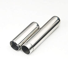XJJZS. 1 PC Scatola portaoggetti per sigari da Viaggio in Acciaio Inossidabile Specchio Squisito Tubo per sigari Singolo Accessori per Fumatori Portatili Regalo