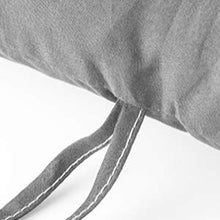 harupink Cuscini per Sdraio Giardino, Cuscino Poltrona Paradise Morbido Confortevole Buon Effetto Rimbalzo 100% Fibra Cotone Perlato Riempitivo per Giardini Cortili Terrazzi (Grigio, 180*55CM)