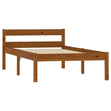 FAMIROSA Giroletto con 2 Cassetti Marrone Miele Legno di Pino 90x200 cm-0519