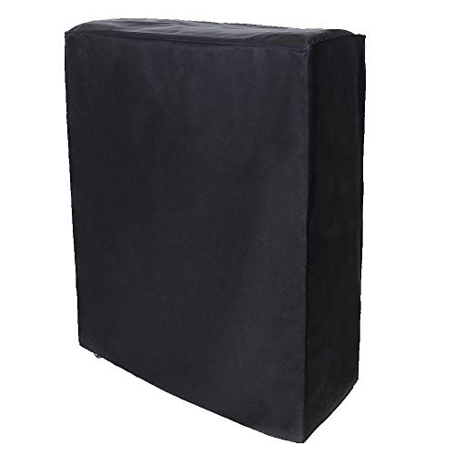 Caredy Fodera per Mobile, copriletto Pieghevole Portatile Nero Fodera Protettiva Antipolvere per mobili Copridivano Coprivande per Esterni per Uso Esterno(85 * 33 * 107 Centimetri)