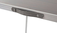 Tavolino da campeggio pieghevole con 4x sedie T368 alluminio MDF ~ 70x100x67cm