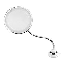 KANJJ-YU 360 gradi 10X Pieghevole Rotante Specchio Trucco Specchio LED Ingrandimento Vanity Specchio Bagno Specchi LED