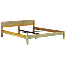 vidaXL Massello di Mango Giroletto Finitura Legno Anticato 1,8m Telaio Letto
