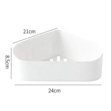 Zixin Bagno a Muro Montaggio a treppiede Bagno Scaffale per Il Bagno Punzonatura a Parete Angolo Plastica Plastica Rack di accumulo di plastica Toilet Bathroom Triangle Rack