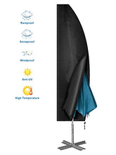 Chenci Copertura per Ombrellone Giardino Impermeabile Copri Ombrellone da Giardino Oxford 410D,Anti-UV/Neve/Pioggia/Polvere/Sole,Adatto per ombrellone da 3X3M,4X4M