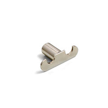 Design61, portasciugamani da bagno in acciaio inox lucidato, cromato lucido, gancio per accappatoio, gancio doppio, gancio per appendere asciugamani, gancio
