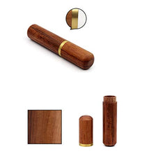 WSJMJ Custodia per Sigari da Viaggio in Legno di Cedro, Humidor con Sigari Rivestiti in Legno di Cedro,B