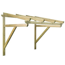 vidaXL Pergola per porta in legno massello di pino 200 x 150 x 160 cm