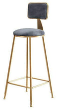 GST Sedie Sgabelli da Bar Sgabelli da Bar, Bar con Schienale Cucina Pub Bancone Cuscino in Velluto Cucina Colazione Sgabello da Bar 3 Altezza (Dimensioni: 45 cm 18 ')