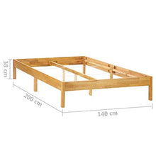 SKM Giroletto in Legno Massello di Rovere 140x200 cm (21.8kg)