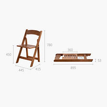 Chair QL sedie richiudibili Sedia Pieghevole in Legno Massello con Schienale Semplice per Uso Domestico, Sgabello per Sedia da Computer per Ufficio, Semplice Poltrona da Soggiorno Sedie Pieghevoli