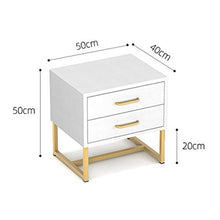 GXT WGZ- Comodino Camera Locker, Camera da Letto Comodino, Soggiorno Locker, Living Room Divano Fianco del Mobile (Color : White)