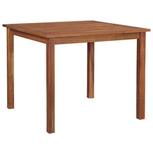 SKM Tavolo da Giardino 85x85x74 cm in Legno Massello di Acacia